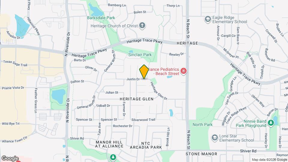 4156 Justin Dr Map and Location Details