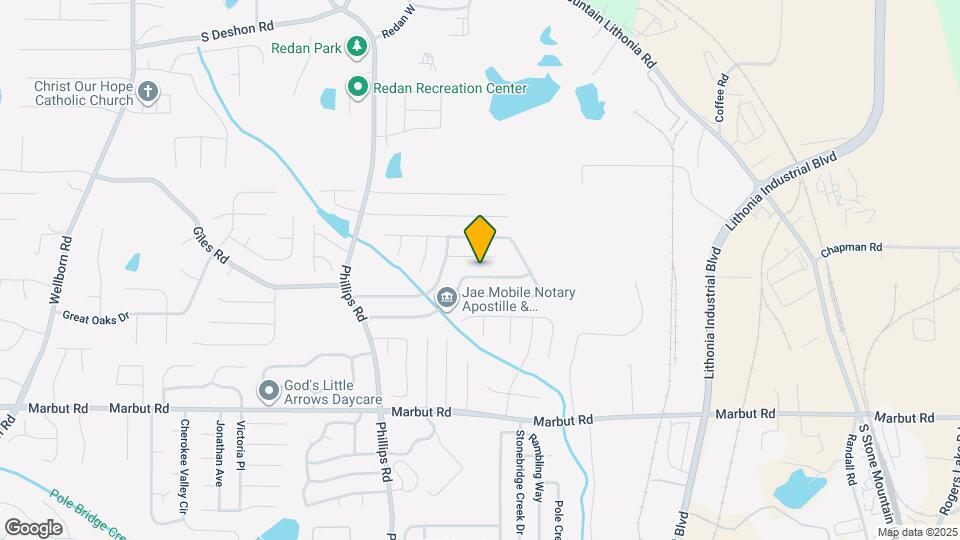 6428 Phillips Creek Dr Map and Location Details