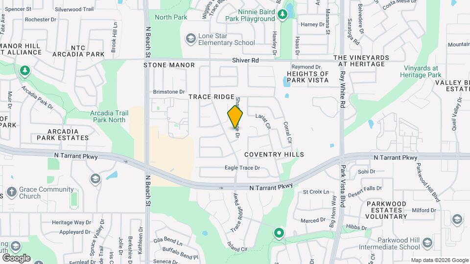 8625 Shadow Trace Dr Map and Location Details