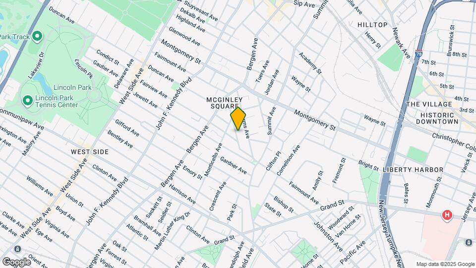 214 Fairmount Ave, Unit 2 Map and Location Details