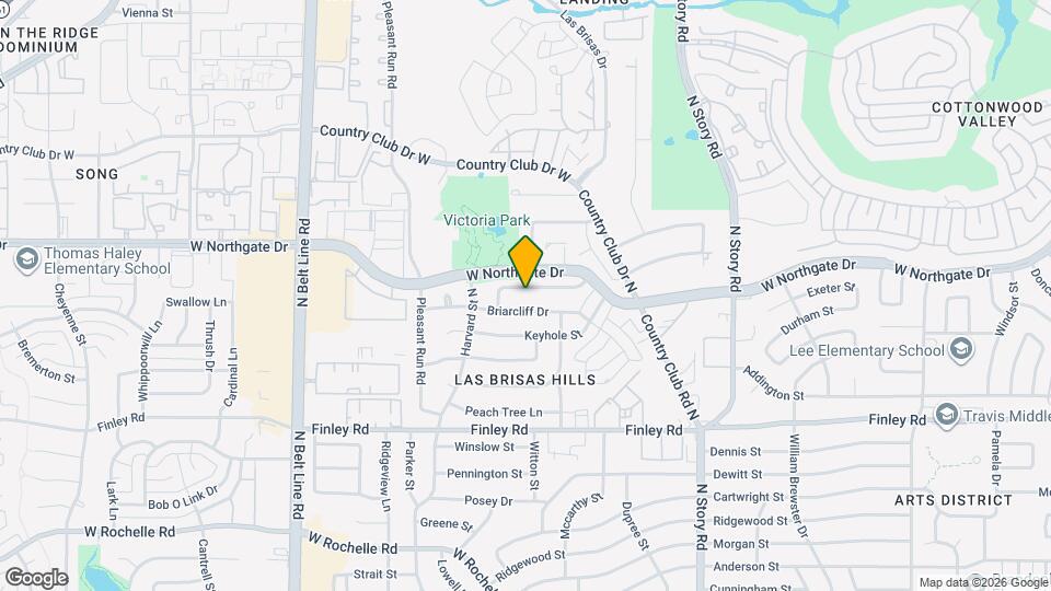 2614 Chevy Chase Dr Mapa y Detalles de la Ubicación