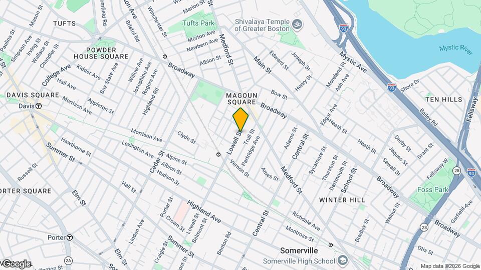 323 Lowell St Map and Location Details