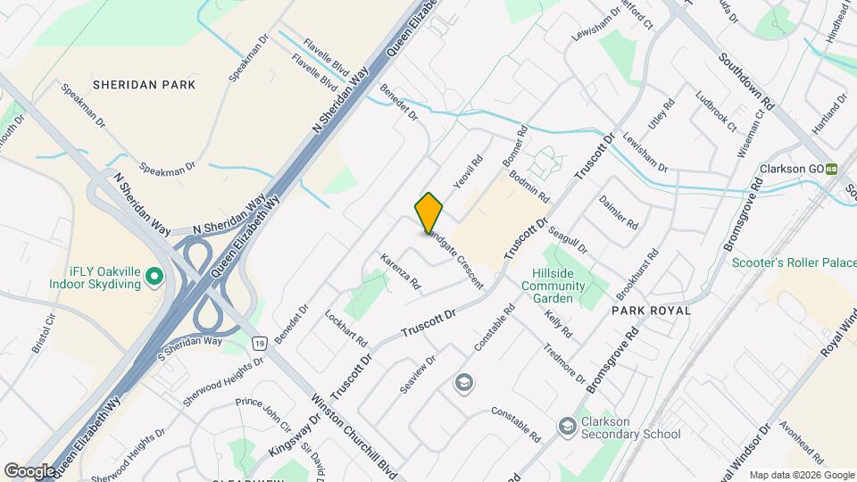 1492 Sandgate Crescent Map and Location Details