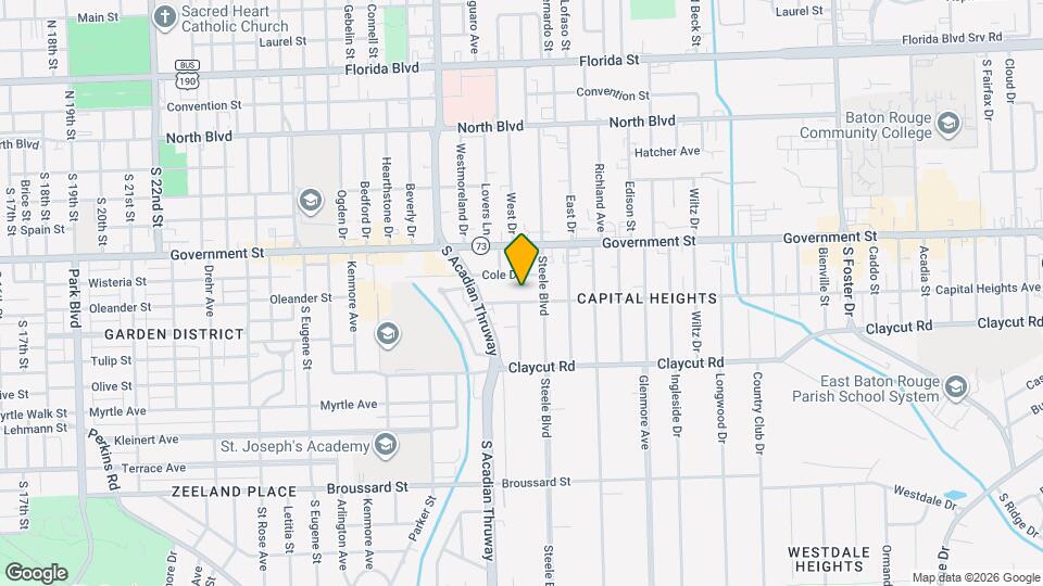 3655 Capital Heights Ave Mapa y Detalles de la Ubicación