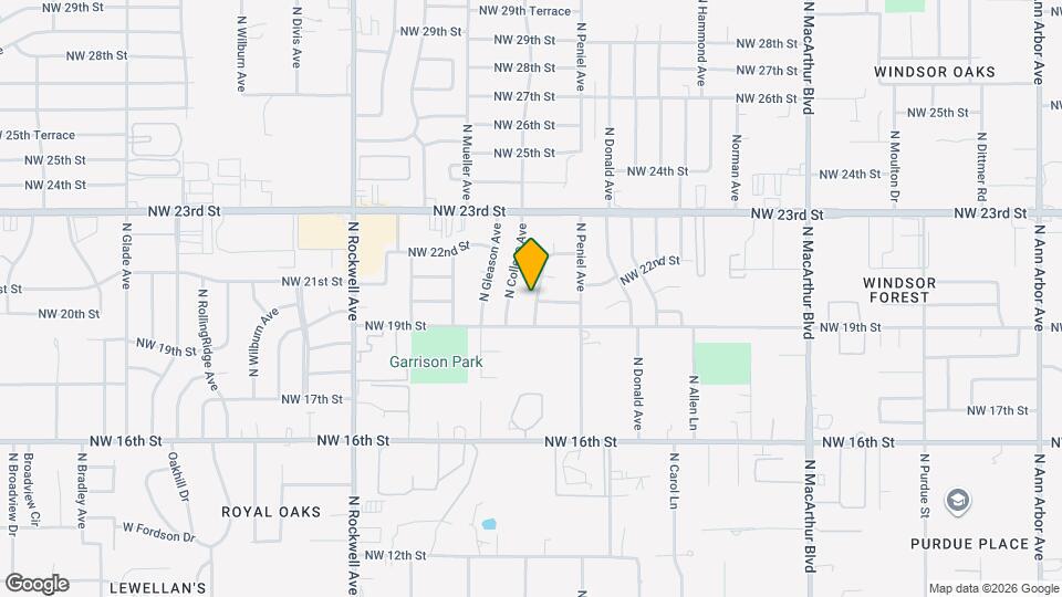 2017 N Keeton Ave Map and Location Details
