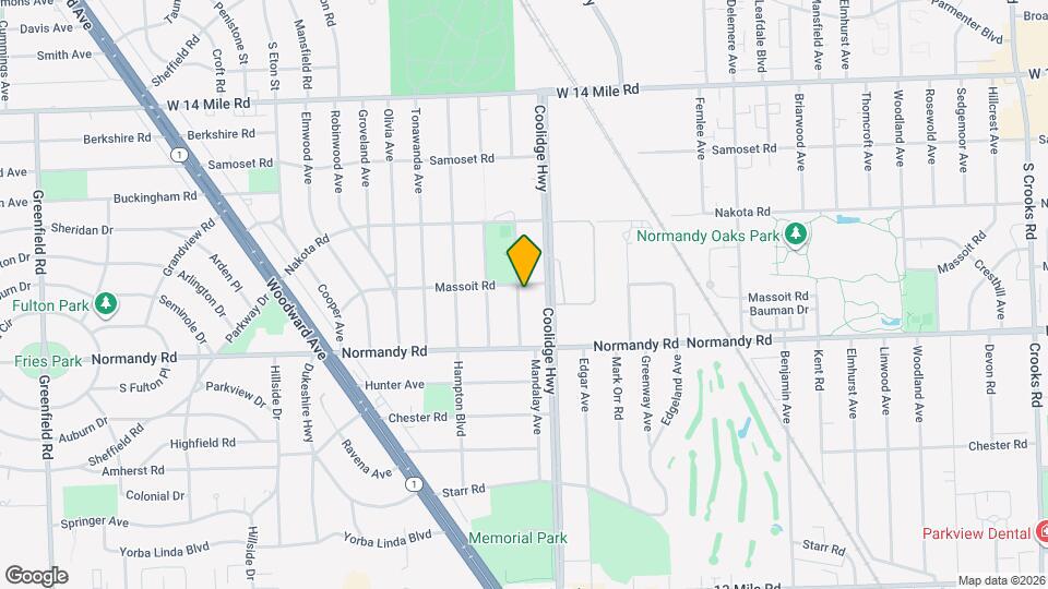 4252 Mandalay Ave Map and Location Details