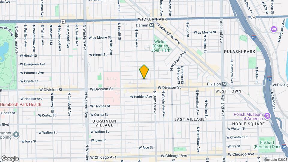 2039 W Crystal St Map and Location Details