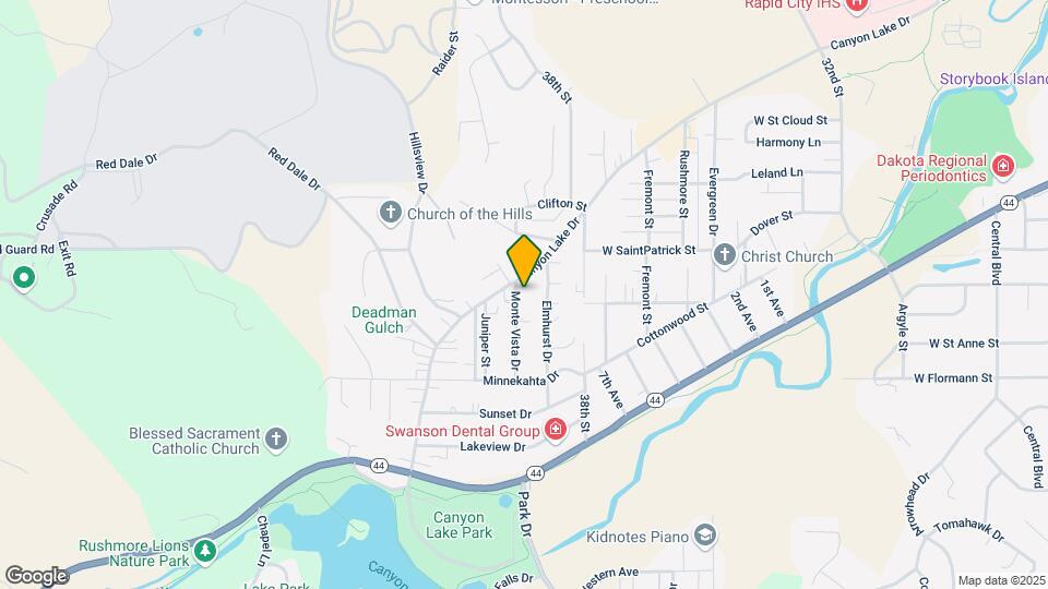 1930 Monte Vista Dr Map and Location Details