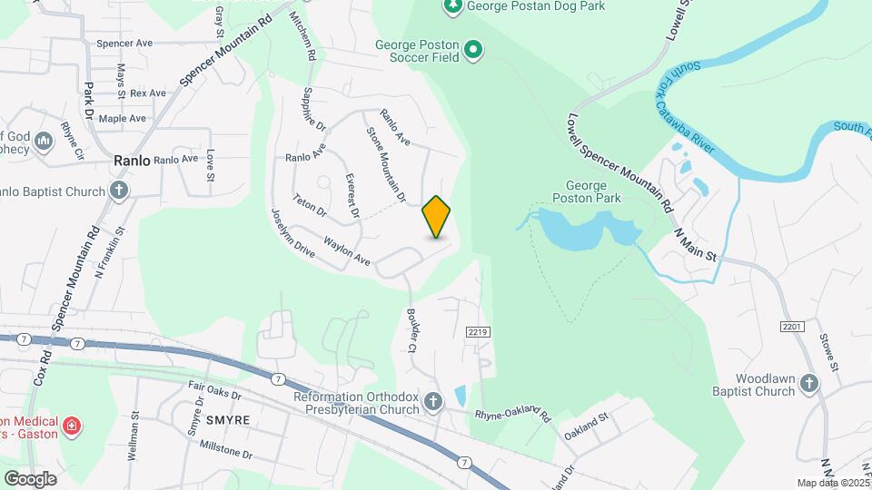 1819 Allegheny Dr Map and Location Details