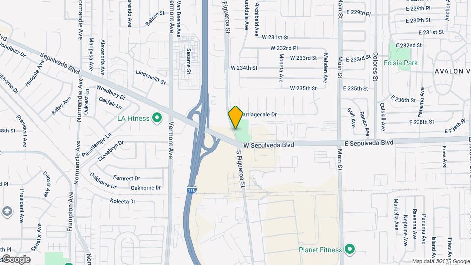 23818 S Figueroa St Map and Location Details