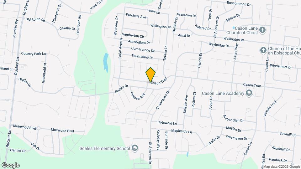 2151 Cason Trail Map and Location Details