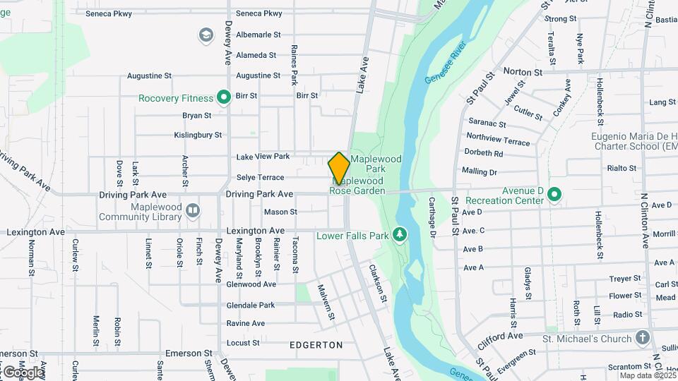 865 Lake Ave Map and Location Details