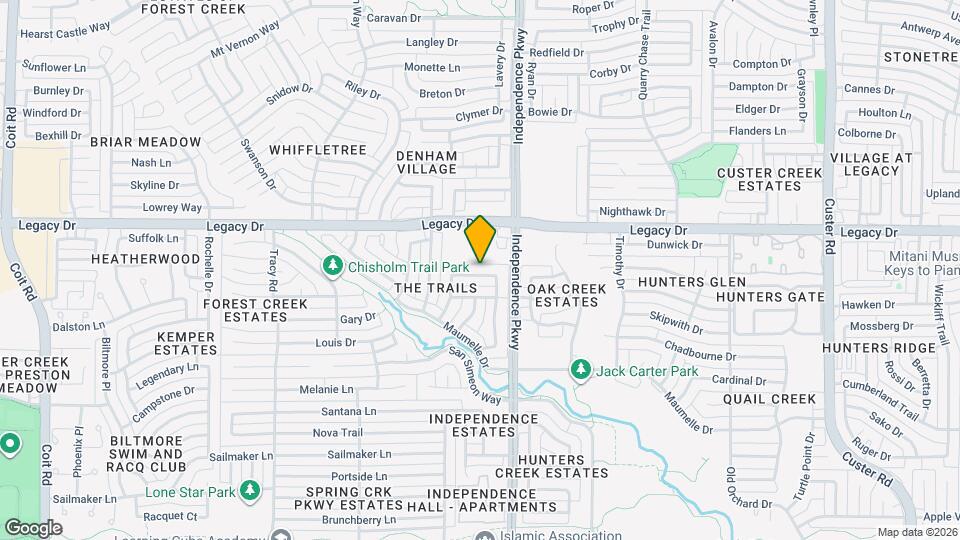 3025 Ridge Hollow Dr Map and Location Details