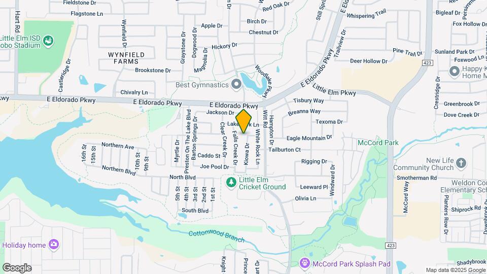 2125 Kiowa Dr Map and Location Details