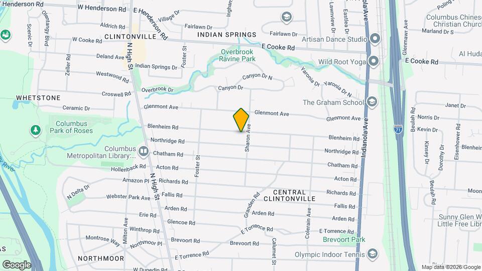 295 Blenheim Rd Map and Location Details