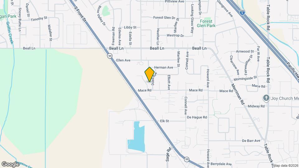 2825 Duell Ave Map and Location Details