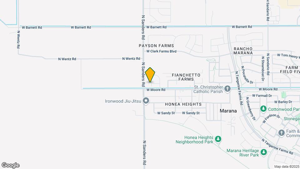12819 N Peony Dr Mapa y Detalles de la Ubicación