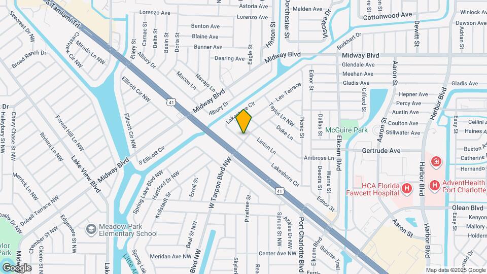 2498 Lakeshore Cir Mapa y Detalles de la Ubicación