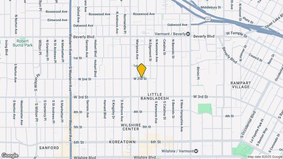 Mariposa Apartments Map and Location Details