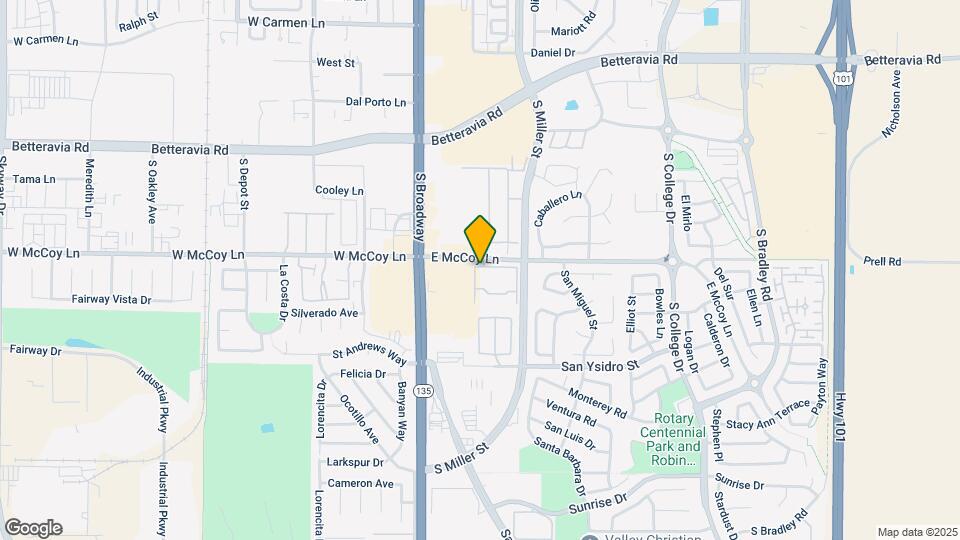310 E McCoy Ln Map and Location Details