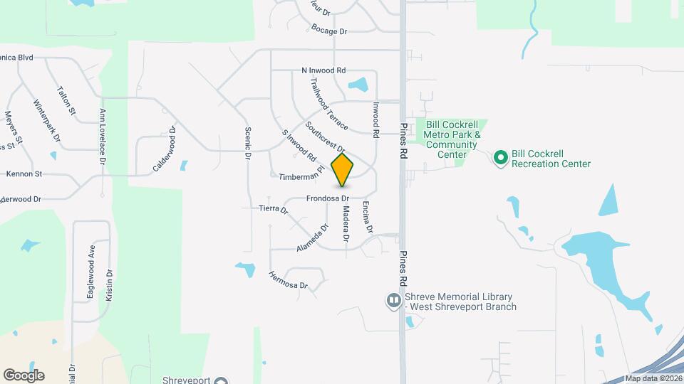 6308 Frondosa Dr Map and Location Details