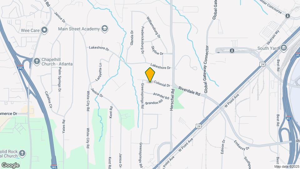 2650 Colonial Dr Map and Location Details