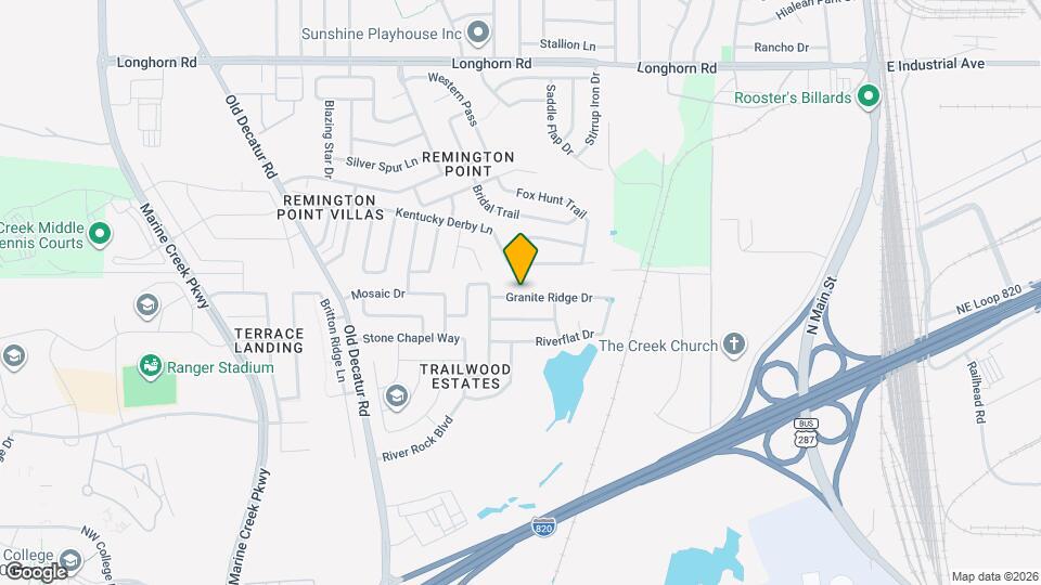 732 Granite Ridge Dr Map and Location Details