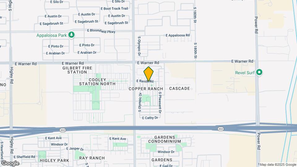 933 S Hawk Ln Map and Location Details