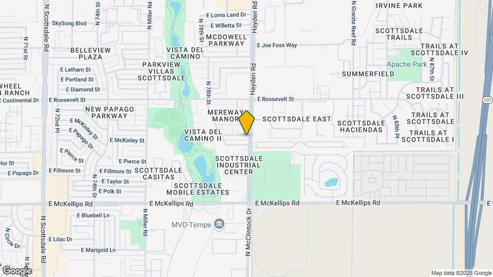 7919 E Kimsey Ln Map and Location Details