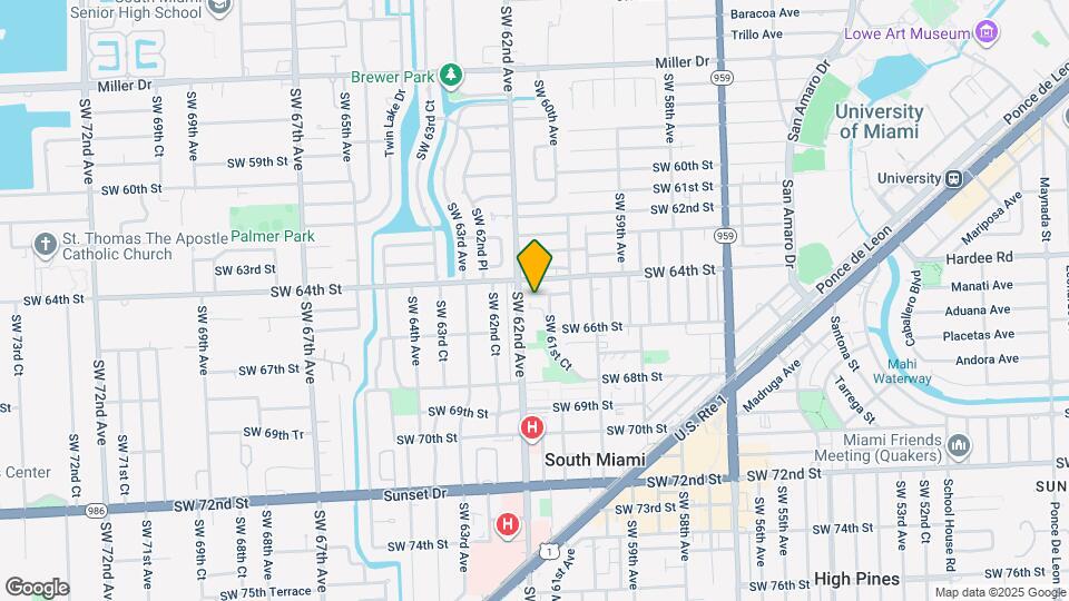 6124 SW 64th Terrace Map and Location Details