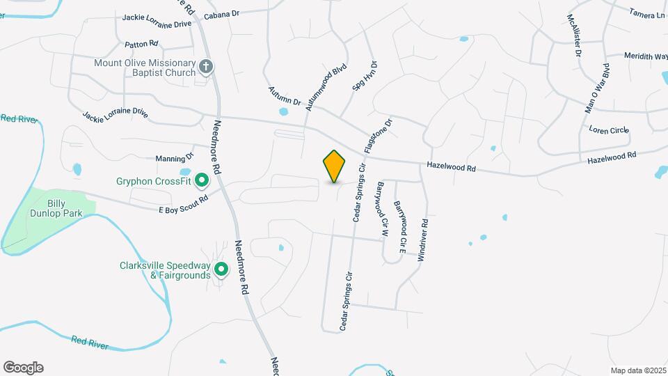 1660 Cedar Springs Ct Map and Location Details