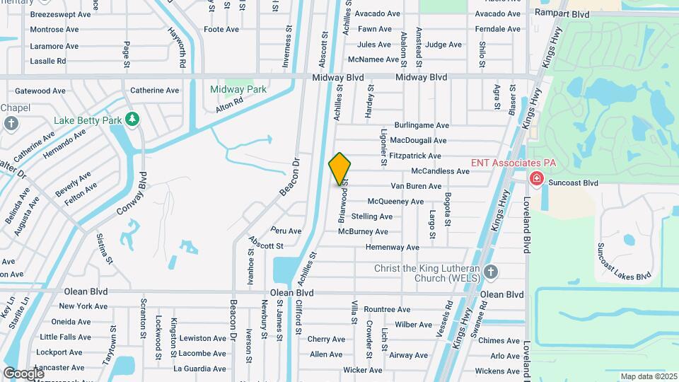 2343 Briarwood St Map and Location Details