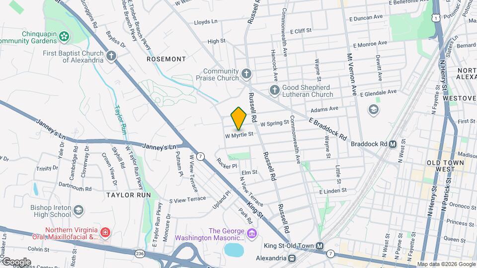 209 W Myrtle St Map and Location Details