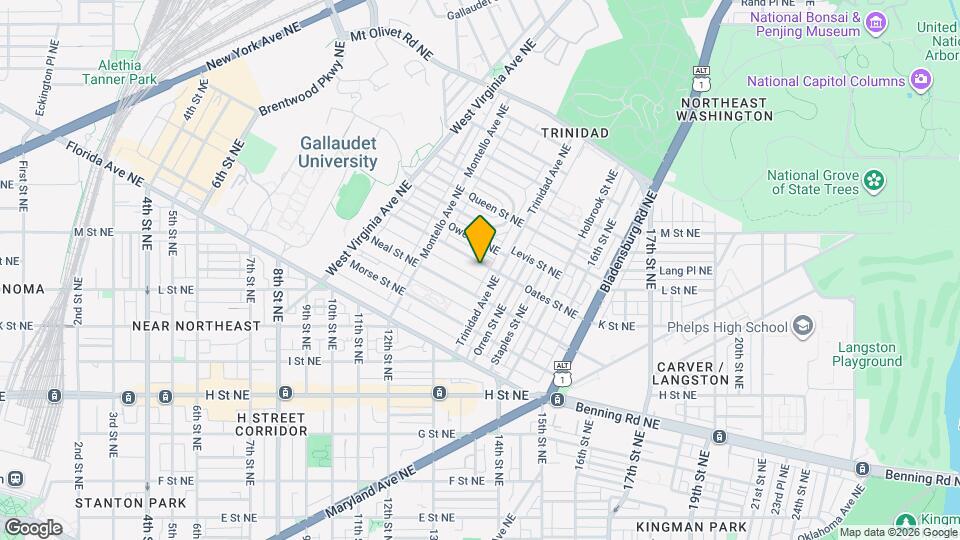 1275 Oates St NE Map and Location Details