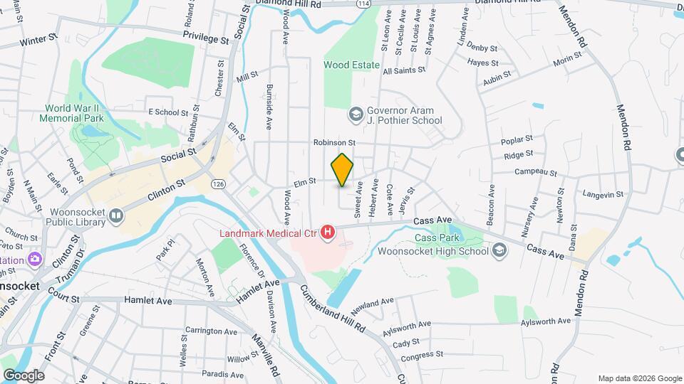 34 Heroux Ave Map and Location Details