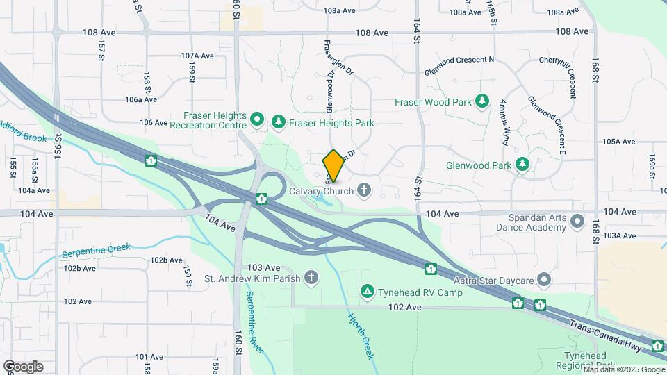 10454 Fraserglen Dr Map and Location Details