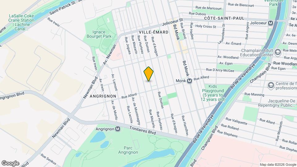 6687-6893 Hurteau Rue Map and Location Details