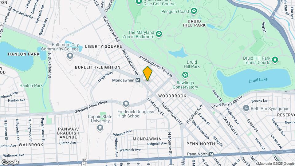 2605 Reisterstown Map and Location Details