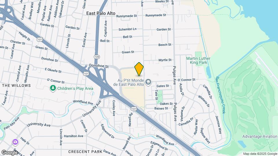 1765 E Bayshore Rd Map and Location Details