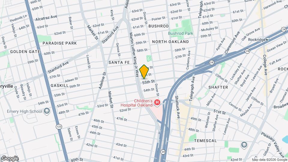 752 55th St Map and Location Details