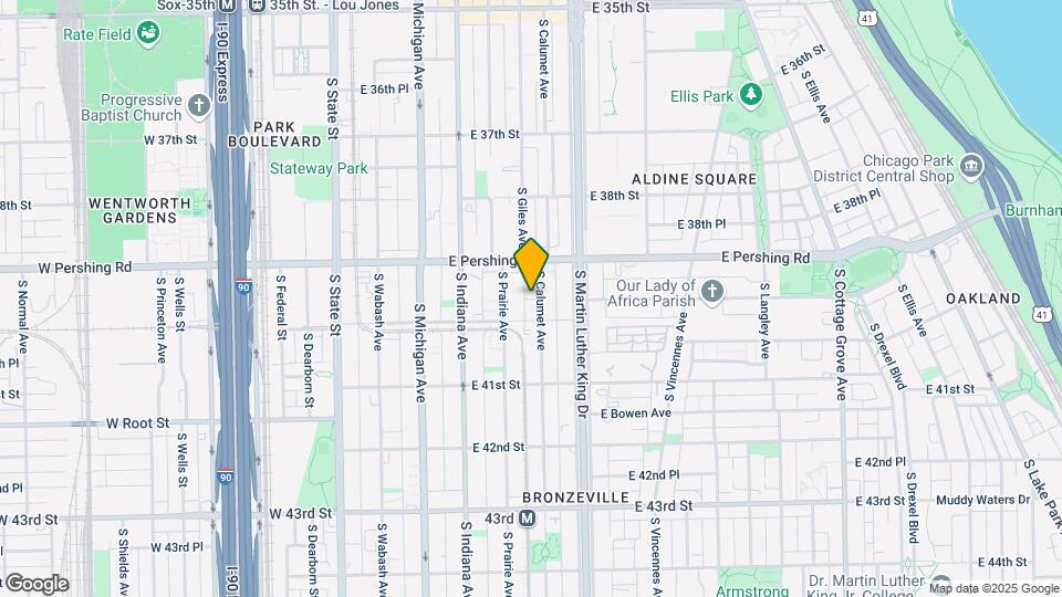 3934 S Calumet Ave Map and Location Details
