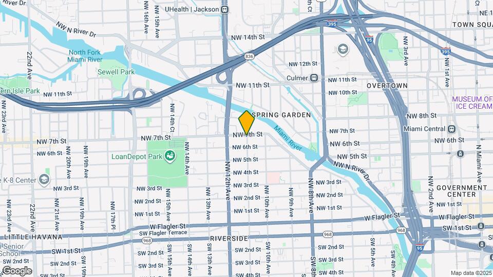 610 NW 11th Ave Map and Location Details