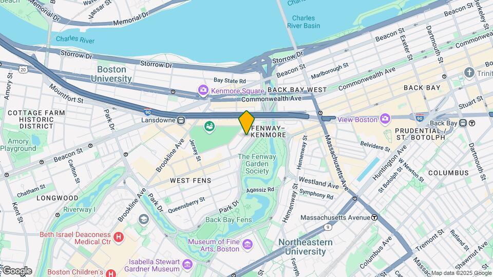 1185 Boylston St Map and Location Details