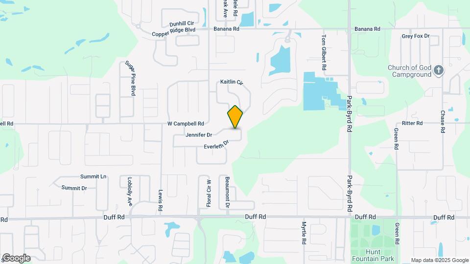 2542 Jennifer Dr Map and Location Details