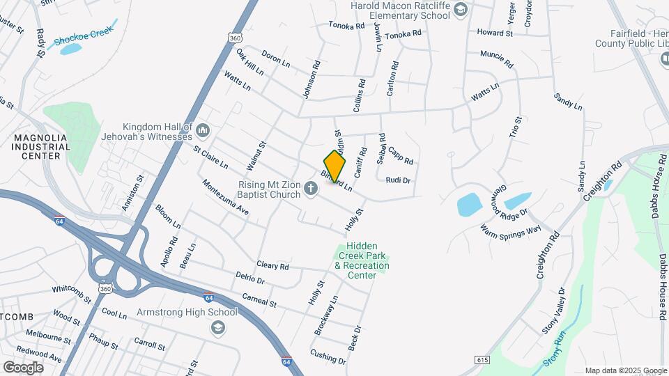 2115 Binford Ln Map and Location Details