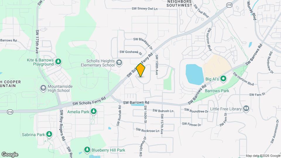 12547 SW Canvasback Way Map and Location Details