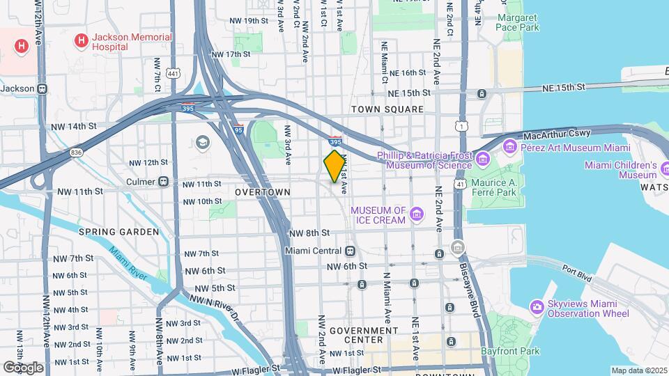 1027 NW 1st Ct, Unit B1 Map and Location Details