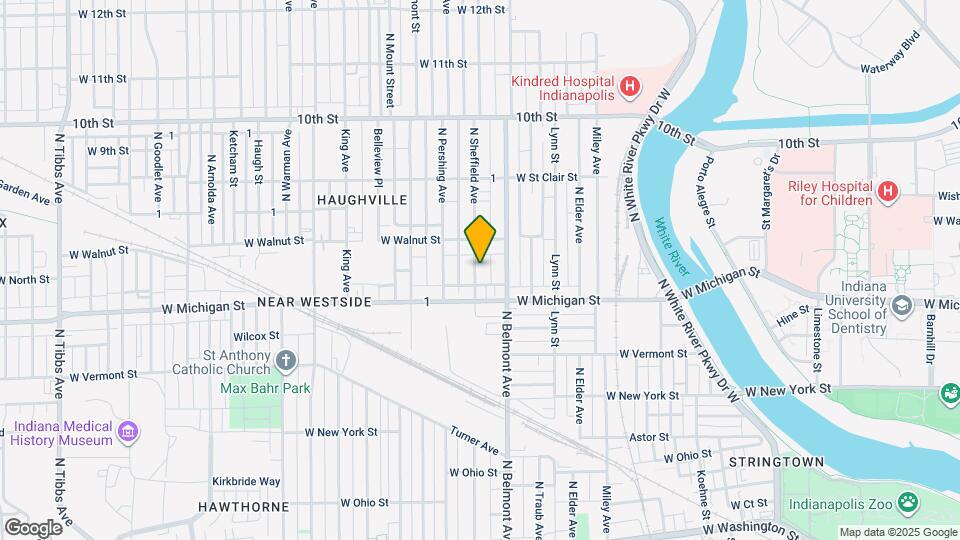 529 N Sheffield Ave Map and Location Details