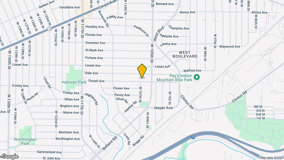 10626 Thrush Ave-Unit -2/UP Map and Location Details