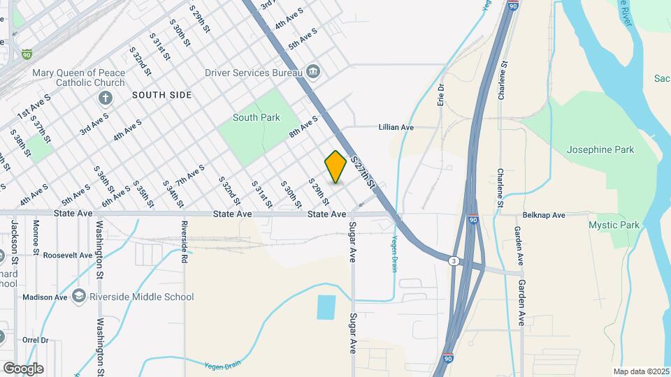 1022 S 28th St Map and Location Details
